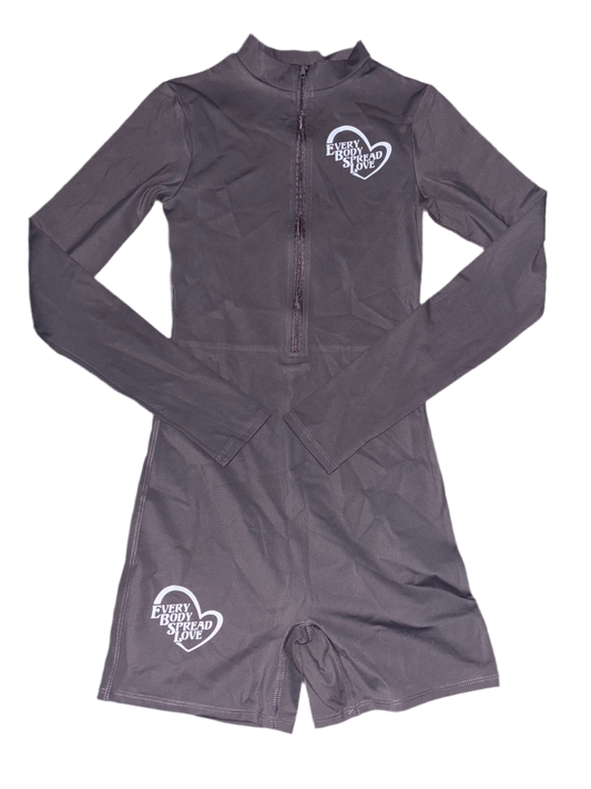 Women’s Bodysuit - Gray/White